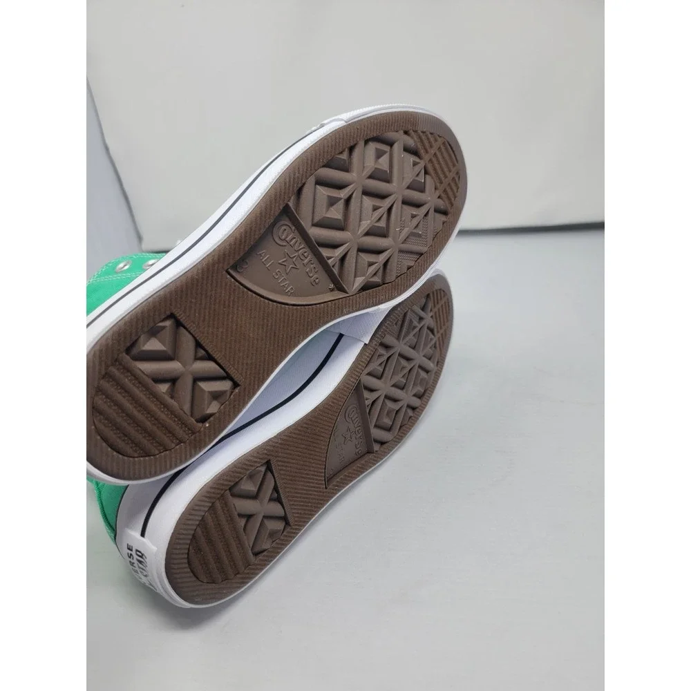 Converse CTAS Lift Kids Sz 5 Hi Top Platform Sneakers Green A09393F